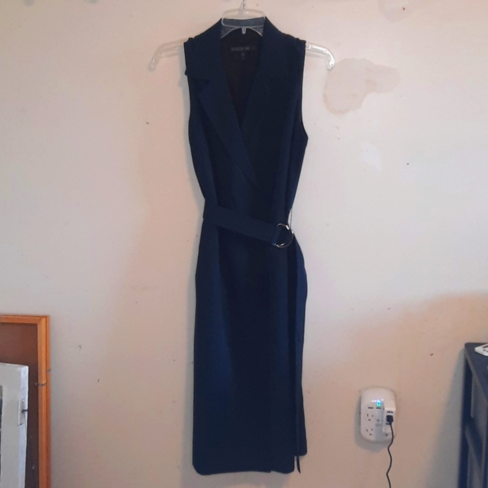 Dark Blue Lafayette 148 Dress